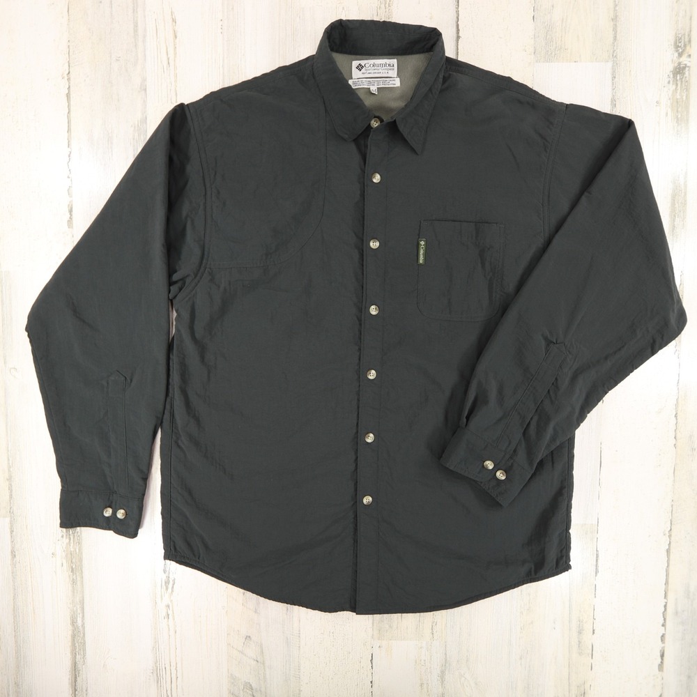 Columbia Sportswear Shooting Shirt Mens Medium Fleece Lined